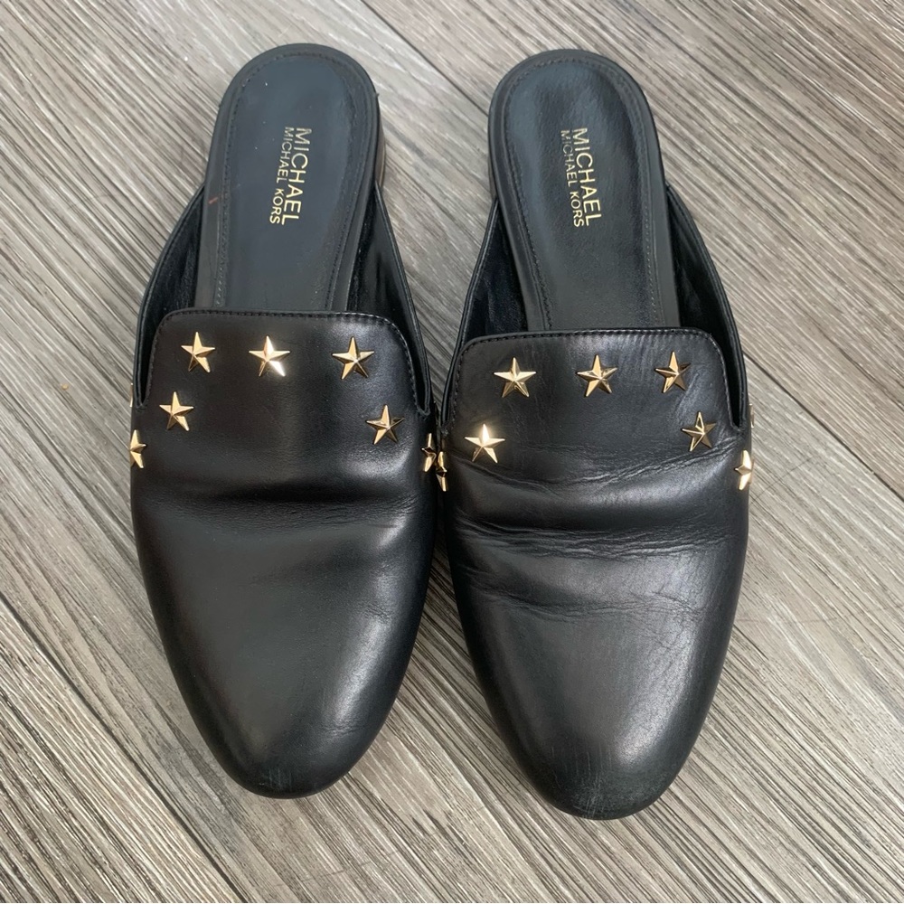 Michael Kors Natasha Star Studded Mules Size 6 - Picture 5 of 13